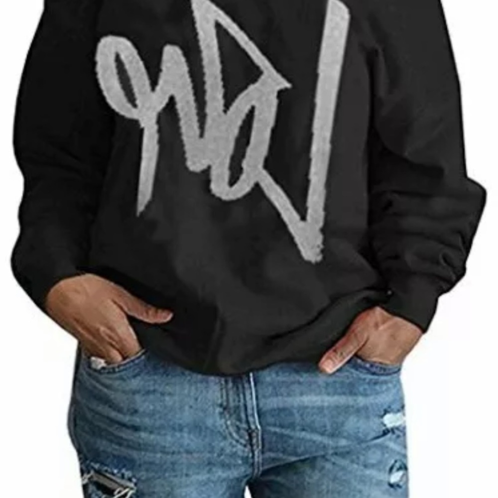 Off the shoulder sweatshirt